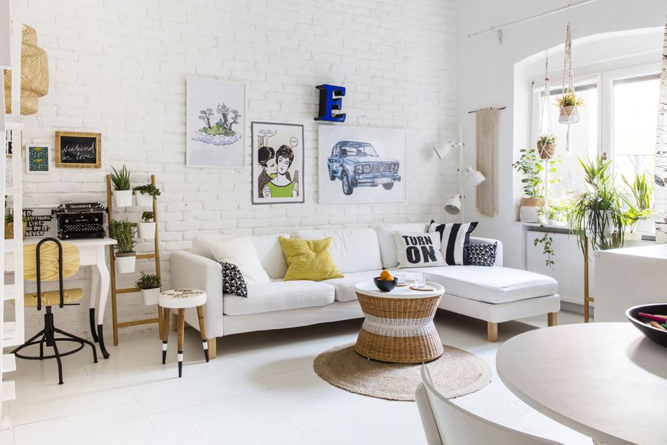 small living room white furniture