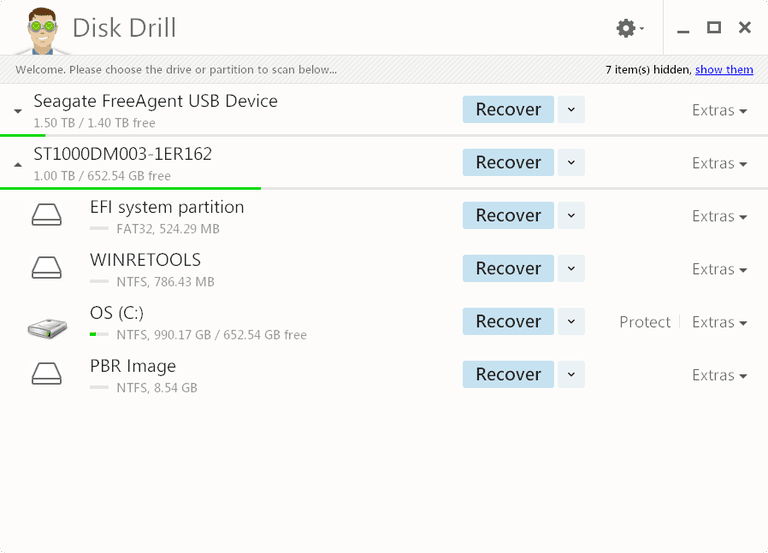 Ảnh chụp màn hình của Drill Drill v2.0 trong Windows 8