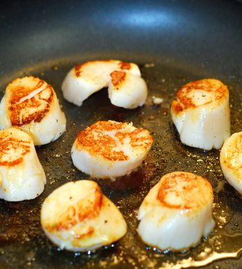 Bay Scallops Recipe with Garlic