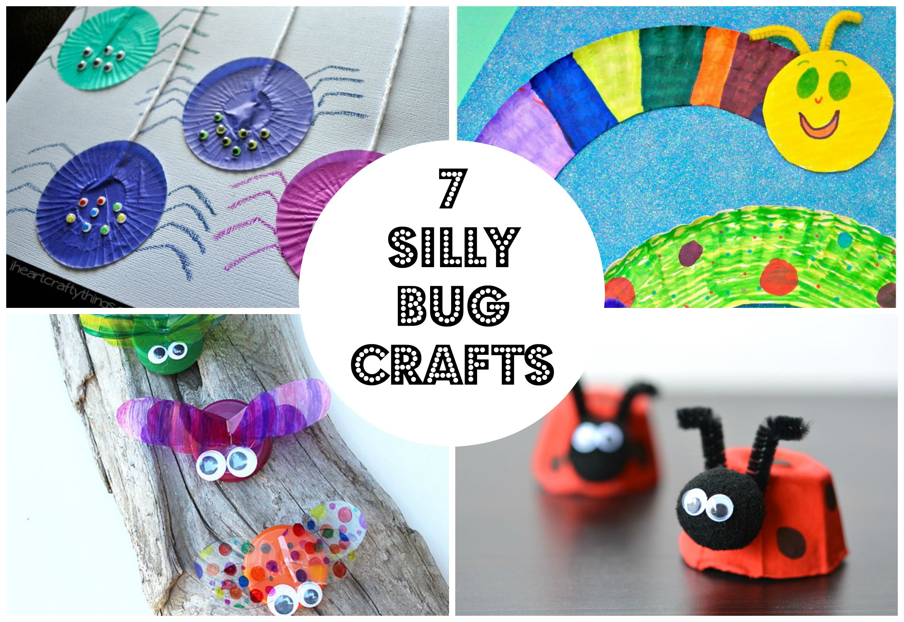 7 SImple and Silly Bug Crafts