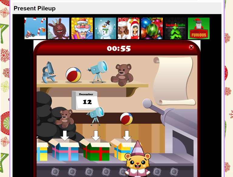 A screenshot of the game Present Pileup