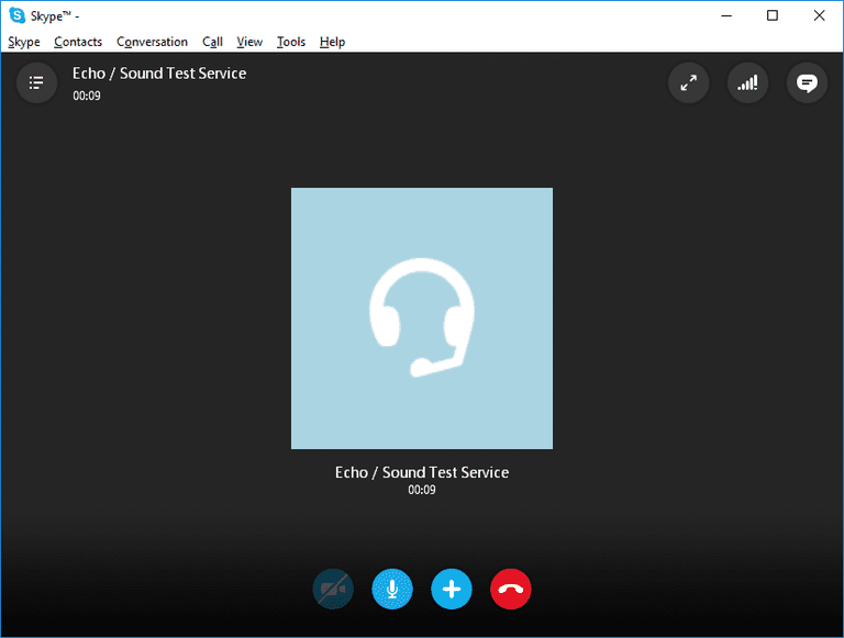 how to find skype echo sound test