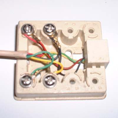 How to Wire a Telephone Jack phone jack wiring end 