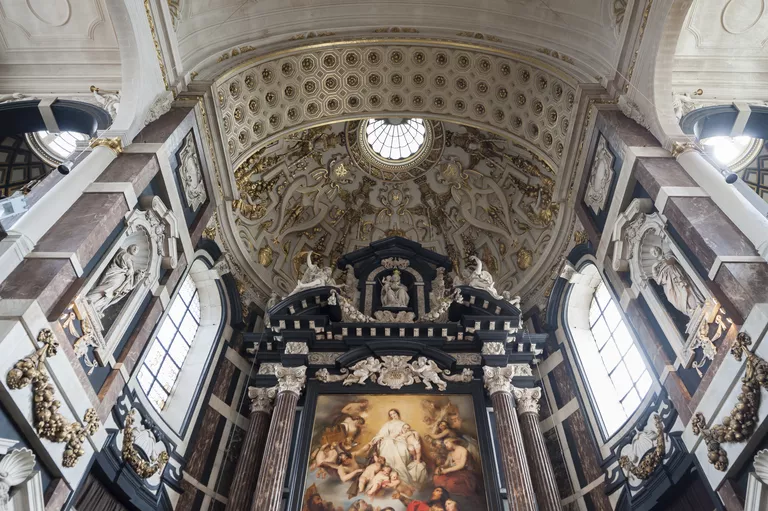 Interior of the St. Carolus Borromeus Church, c. 1620, Antwerp, Belgium