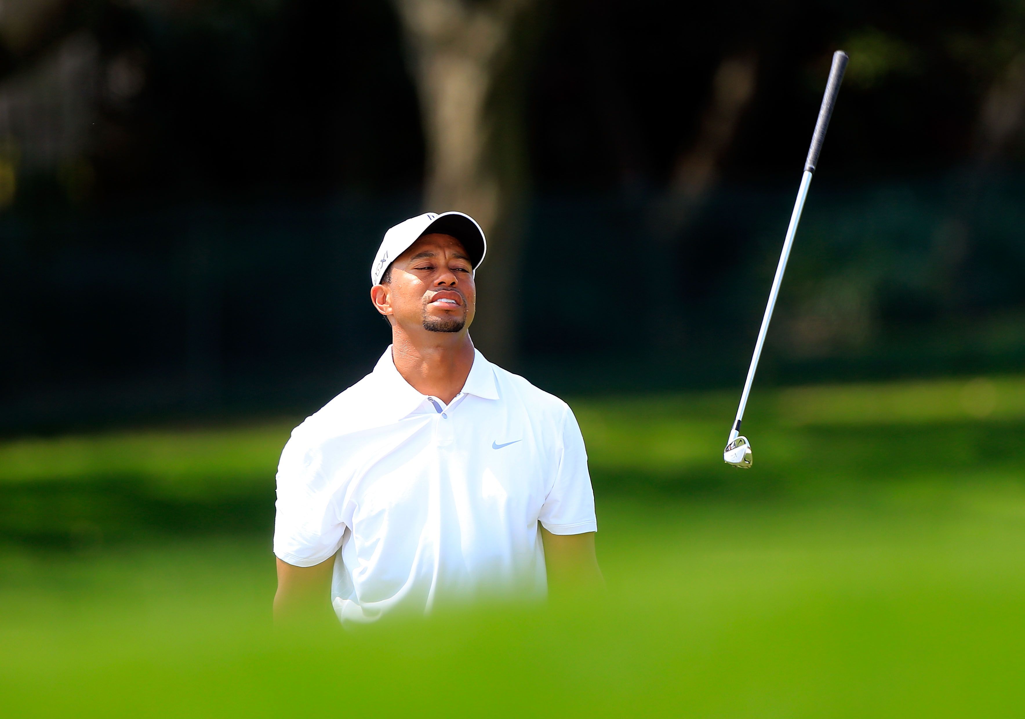 Tiger Woods' Temper: Photos of the Golfer Throwing Clubs