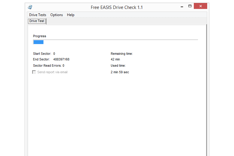 Free EASIS Drive Check v1.1 (A Free HD Test Program)