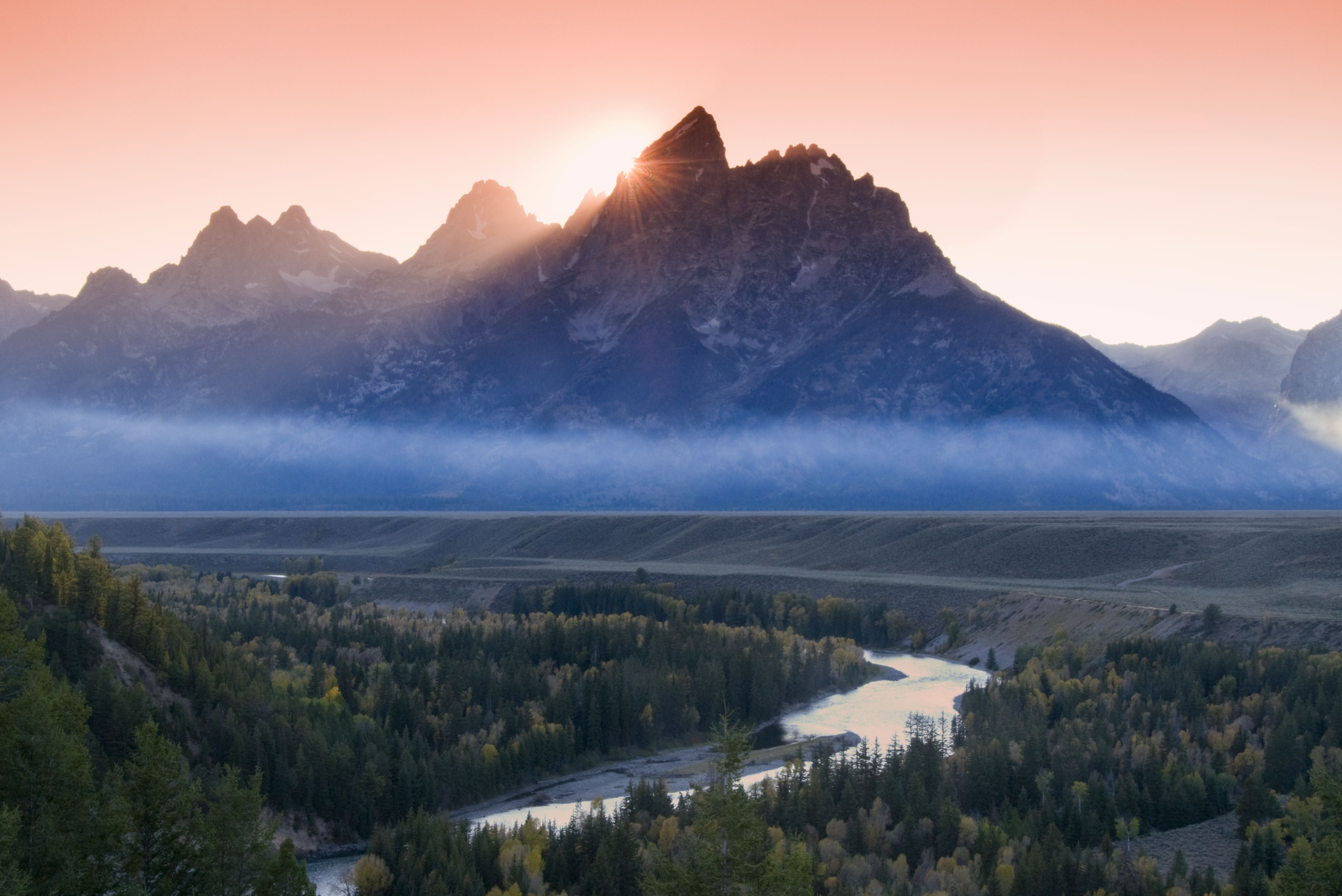 Overview Of Wyomings Grand Teton National Park