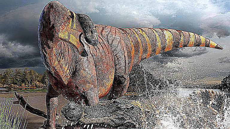 dinosaur like a rhino