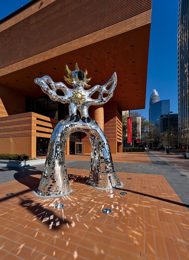 Uptown Charlotte S Firebird Sculpture