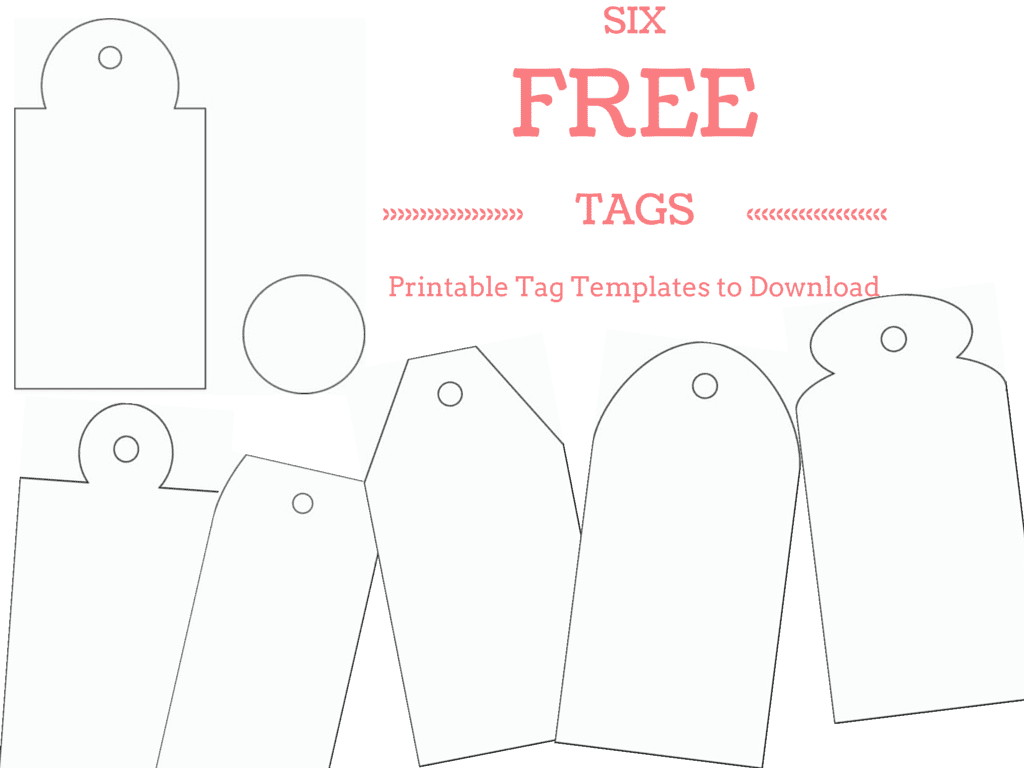 6 free printable gift tag templates