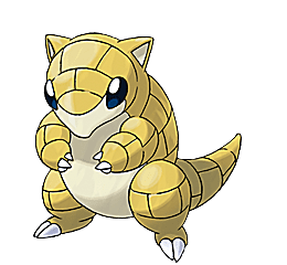 Sandshrew - Pokemon #27 in the National Pokemon Pokedex