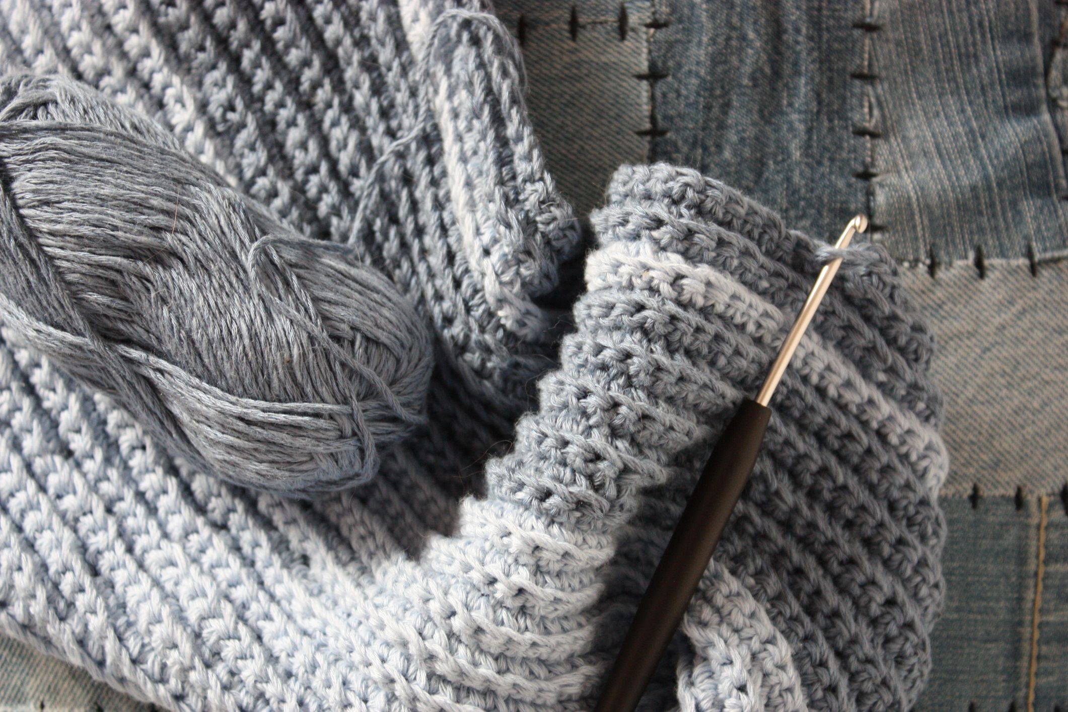 Men's Winter Scarf Free Crochet Pattern