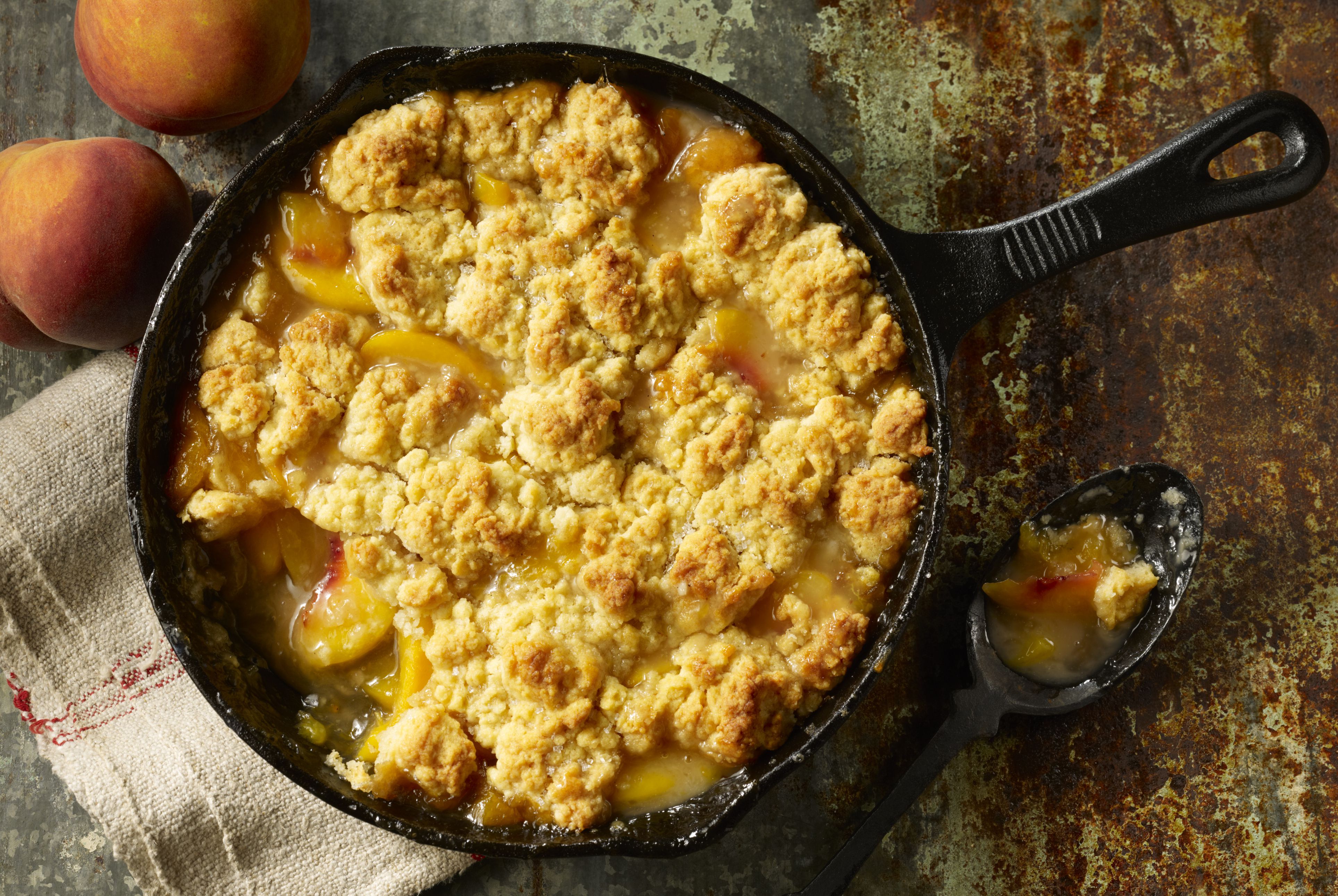 Peach Cobbler Recipe with Fresh, Frozen, or Canned Peaches