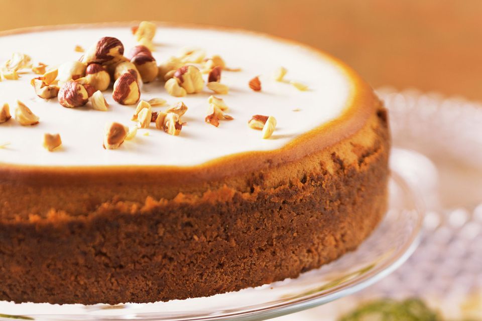 An Easy Recipe For Pumpkin Cheesecake   Pumpkin Cheesecake GettyImages 89005567 59960537af5d3a0010ef47f5 