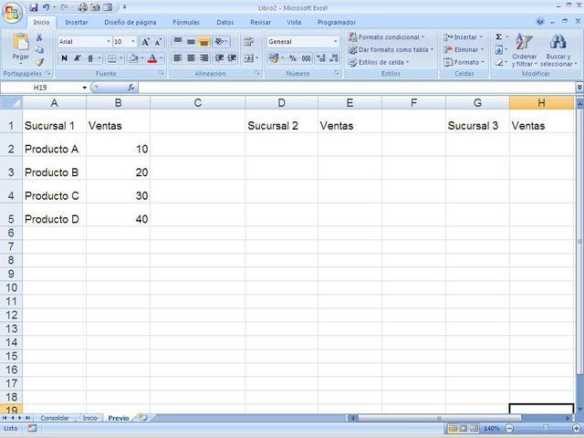 ConsolidaciÓn De Datos Y Tablas Dinamicas 0112