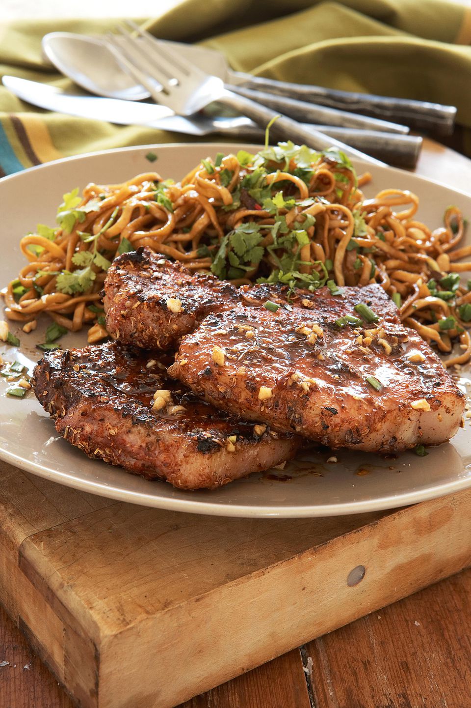 Pork Chops with Indian Spice Rub Recipe