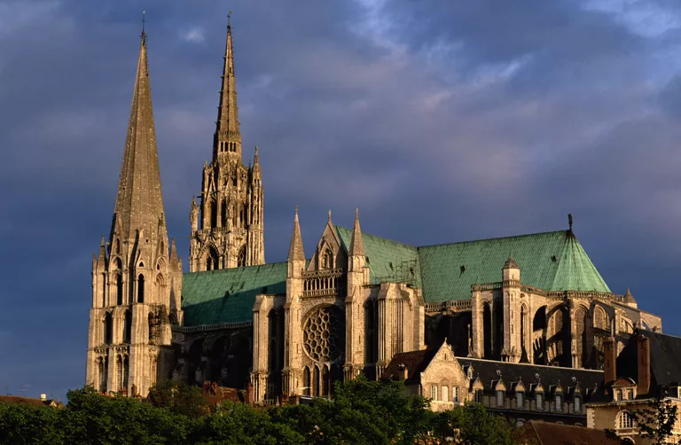 Architecture Reaches New Height Built in the thirteenth century, Chartres Cathedral in Chartres, France is a masterpiece of Gothic Architecture