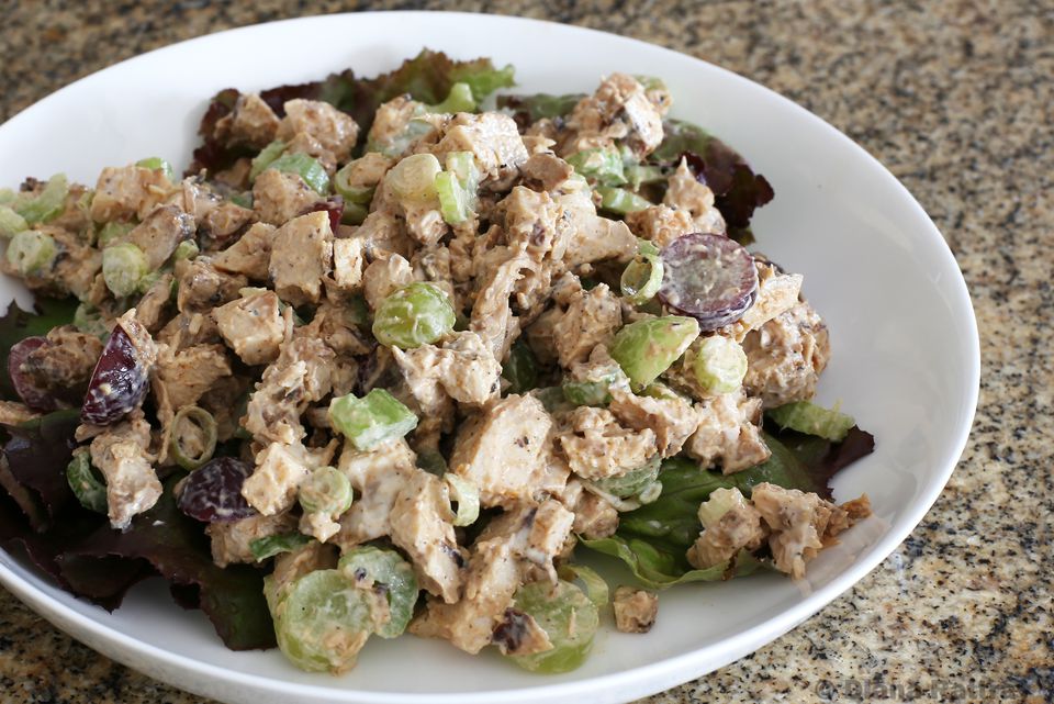 Simple Chicken Salad With Grapes Recipe