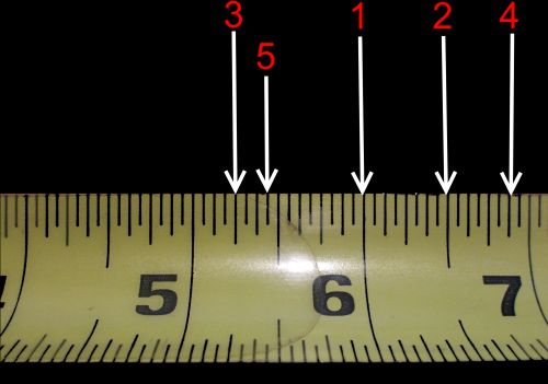 tape measure reading