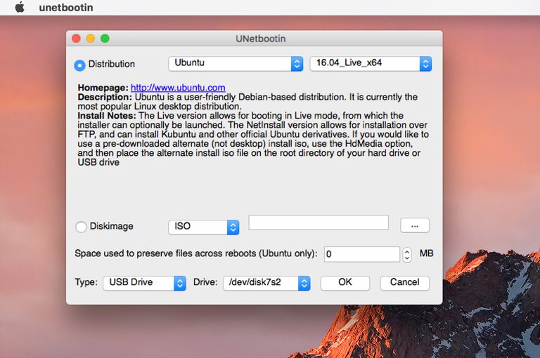 unetbootin not recognizing usb mac