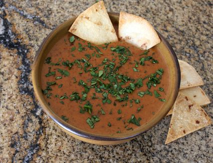 Moroccan Dried Fava Bean Dip Or Soup Recipe - Bessara