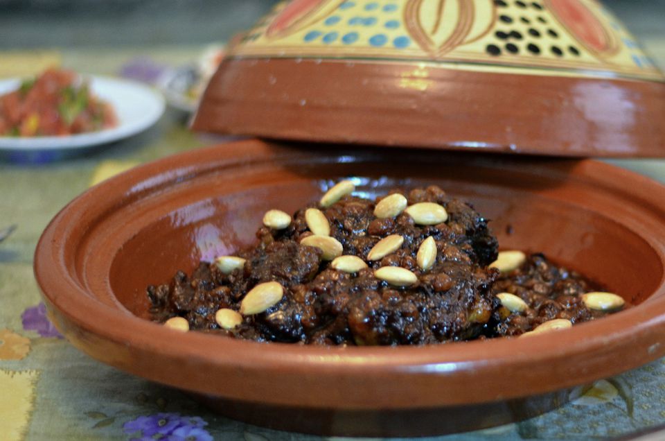 Moroccan Mrouzia - Lamb Tagine with Raisins Recipe
