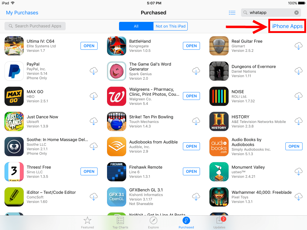 download ipad apps on iphone