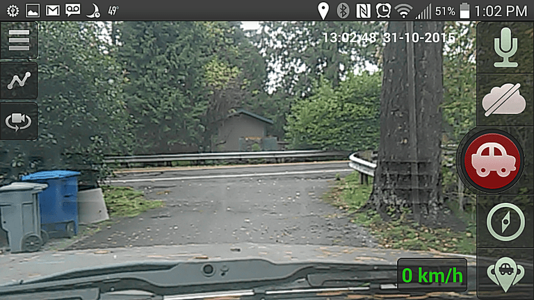 CamOnRoad dash cam app