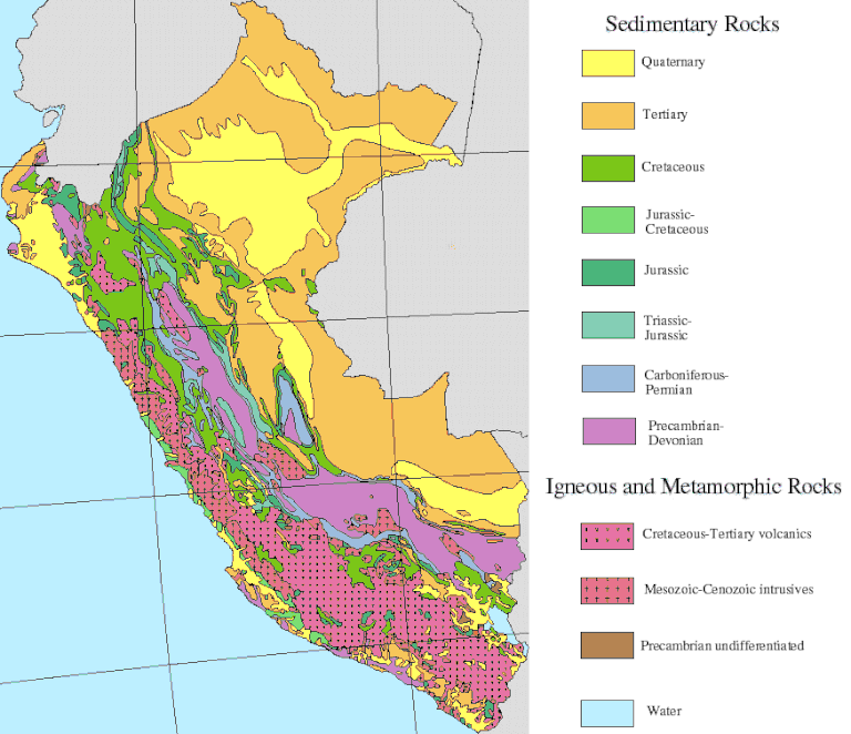 Geologic Maps and Landforms of South America