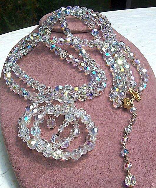 vintage crystal costume jewelry