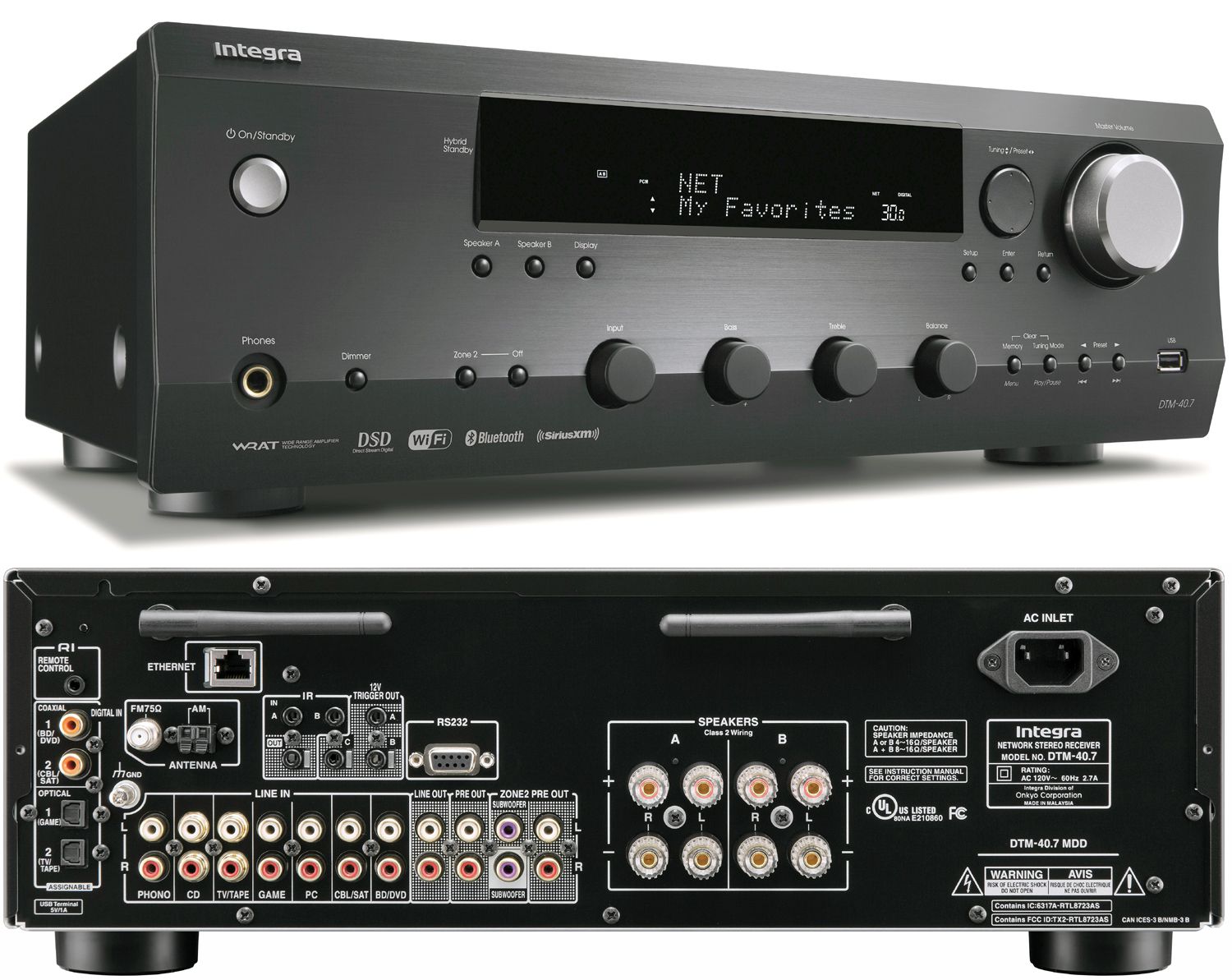 Integra Adds DTM-40.7 Network Stereo Receiver To Audio Product Line