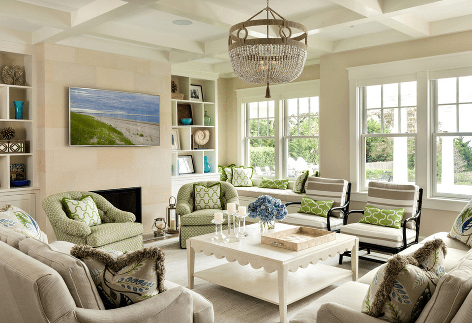 16+ Beach House Decorating Ideas Blue Living Room Pics - adansway