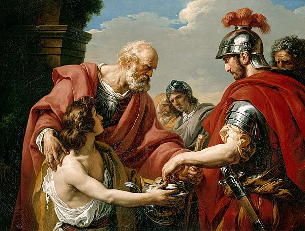 Belisarius as a Beggar, by François-André Vincent, 1776.