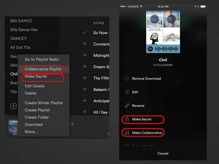 where is my queue list on spotify for mac