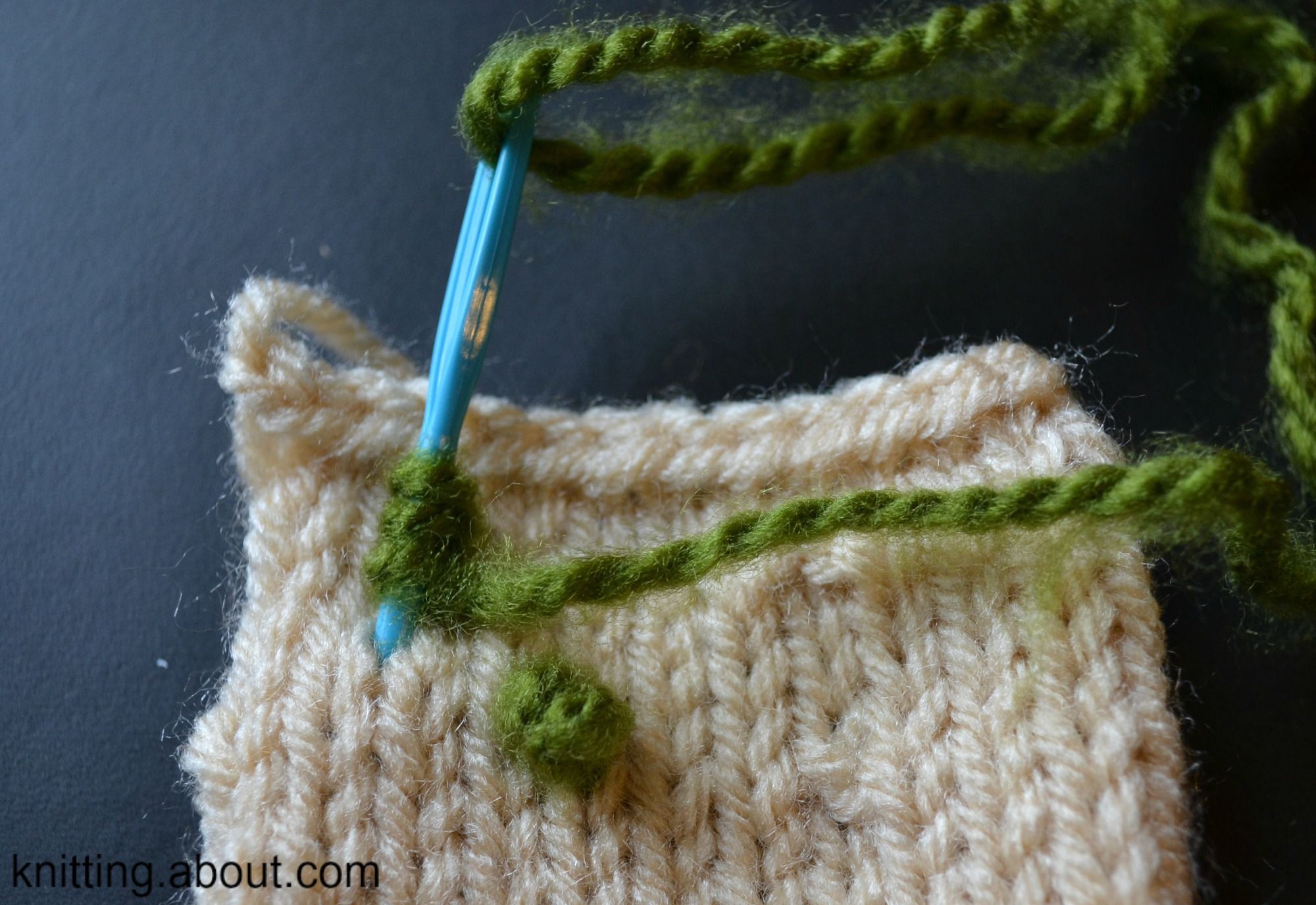 How to Make a French Knot on Your Knitting Projects