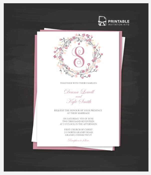 Use these free wedding invitation templates to create your very own custom invite that looks just like how you want. Customize text
