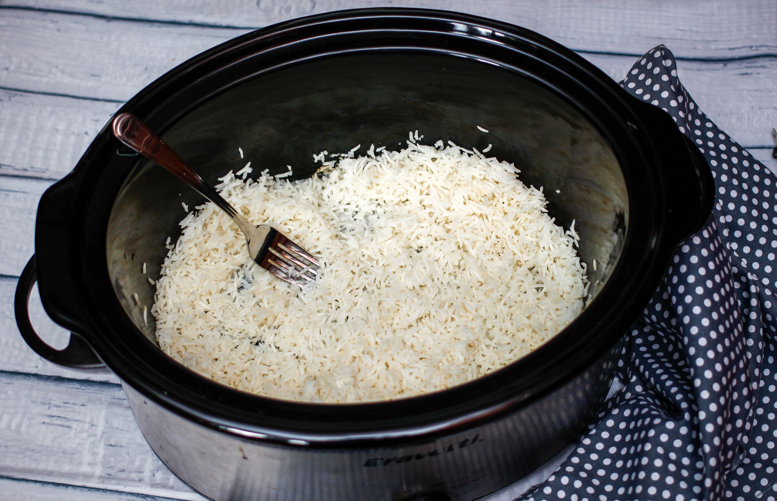 Crock Pot Rice Recipe Cooking Fluffy Basmati Or Jasmine