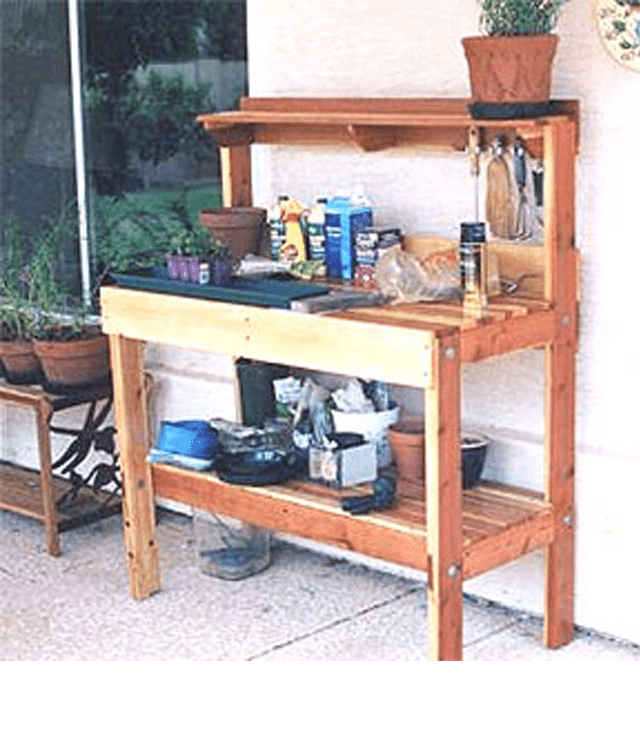 10 Free Potting Bench Plans