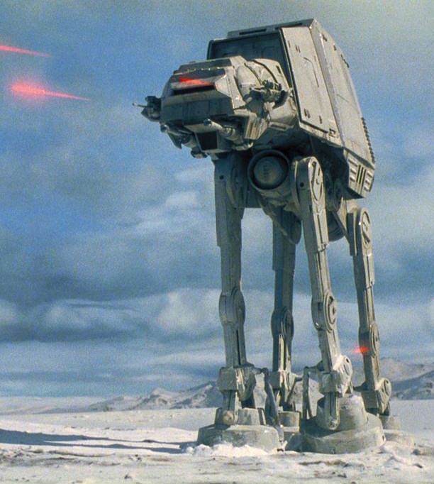 The All Terrain Armored Transports (AT-ATs) in Star Wars