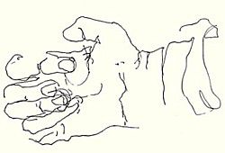 Blind Contour Drawing - a Classic Drawing Exercise