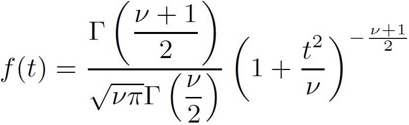 t distribution function in excel