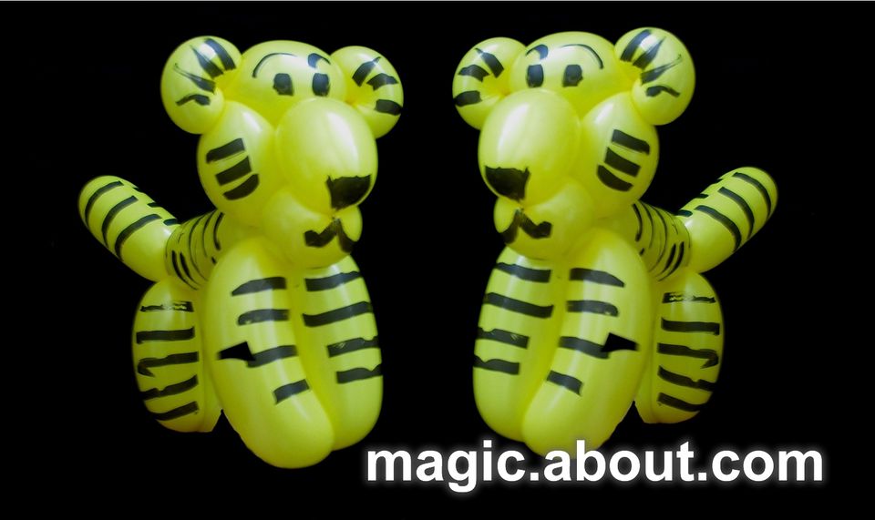 How to Make a Tiger Balloon Animal