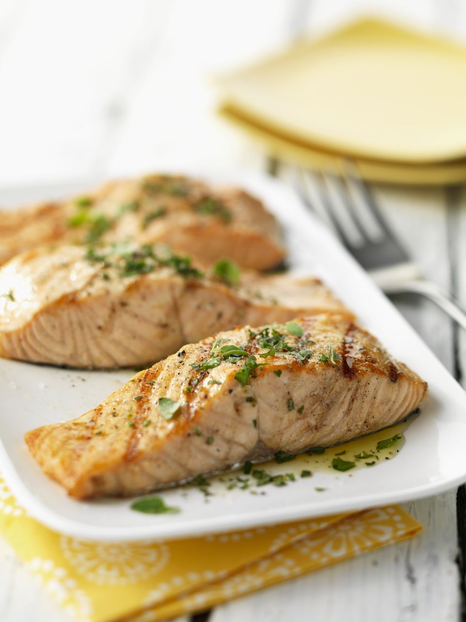 Salmon with Citrus-Balsamic Vinaigrette Recipe