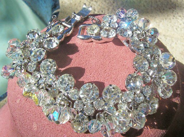 vintage crystal costume jewelry