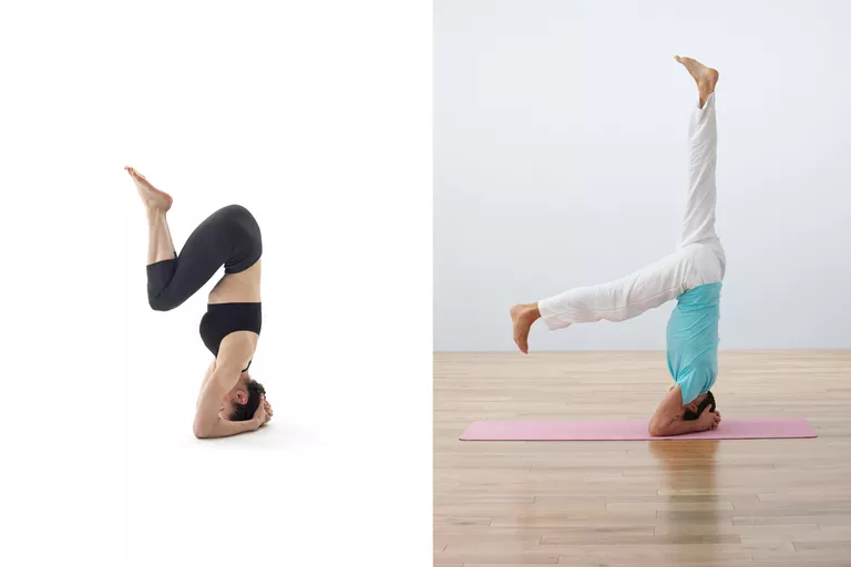 2 Ways to Get Into a Yoga Headstand