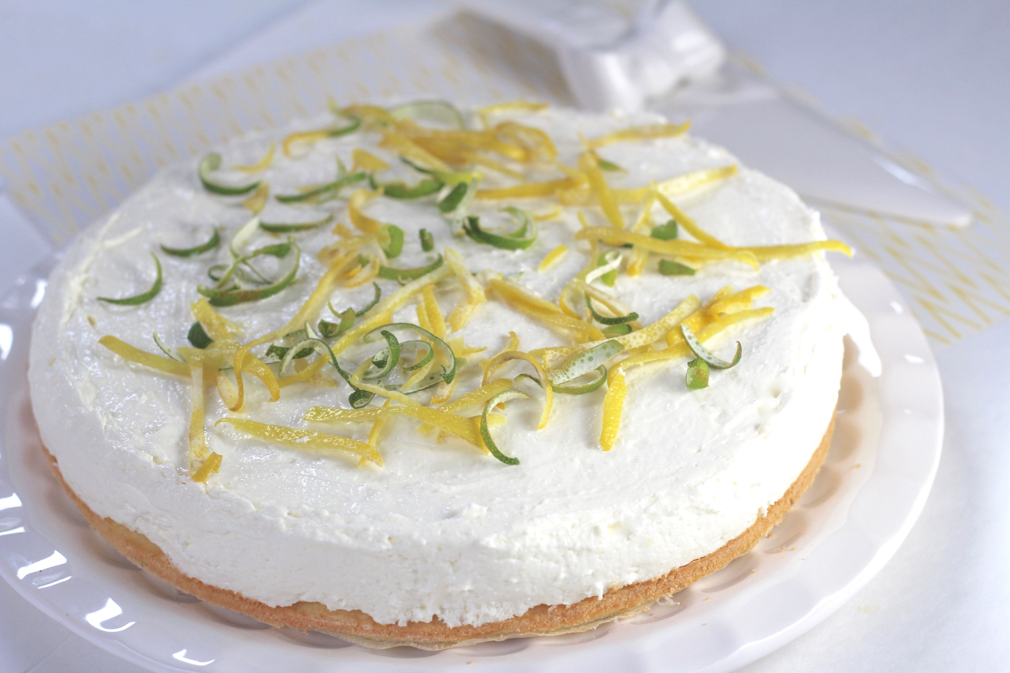 Lemon-Lime Yogurt Torte