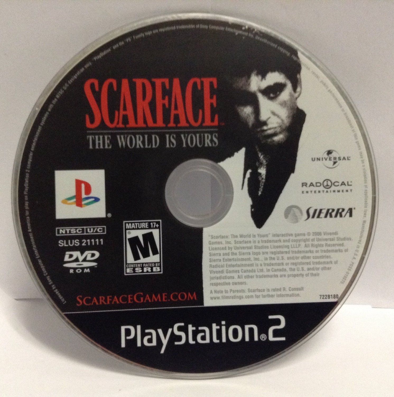 'Scarface: The World Is Yours' Cheat Codes for PS2