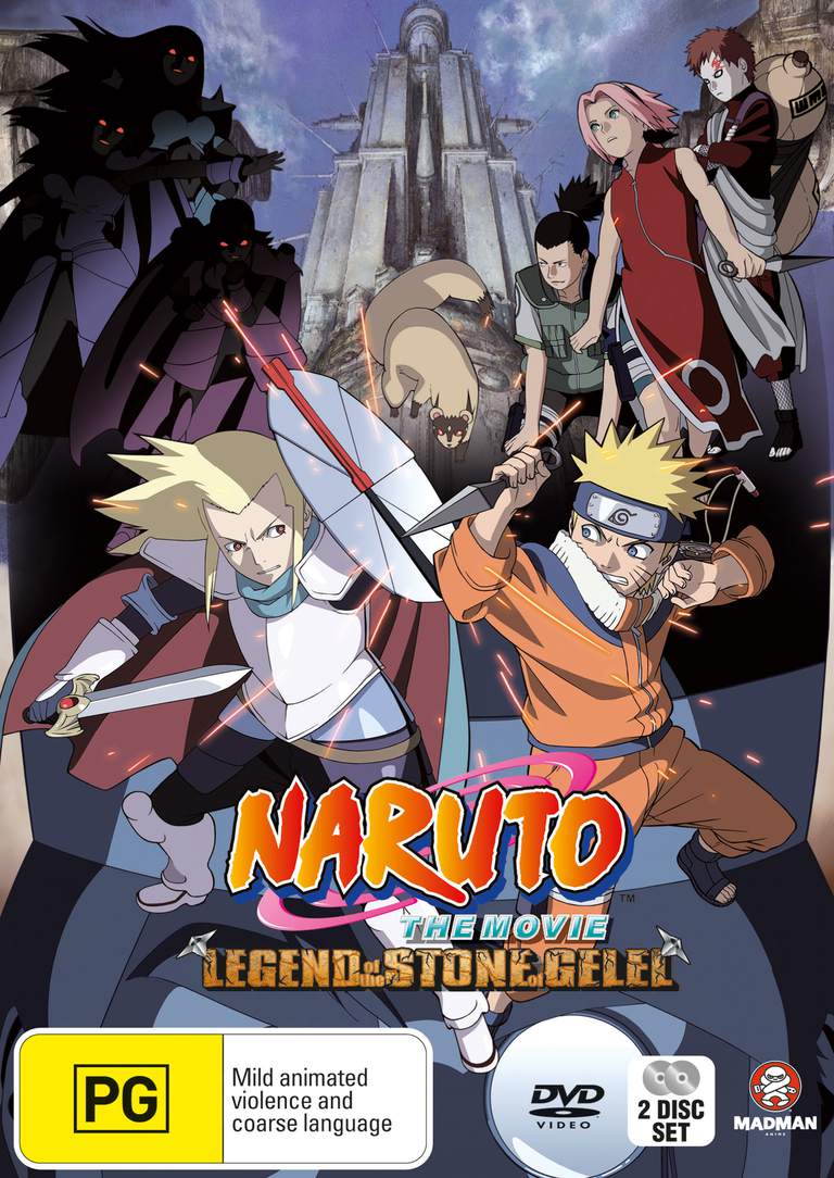  Naruto Anime Movies DVD and Blu ray Cover Gallery