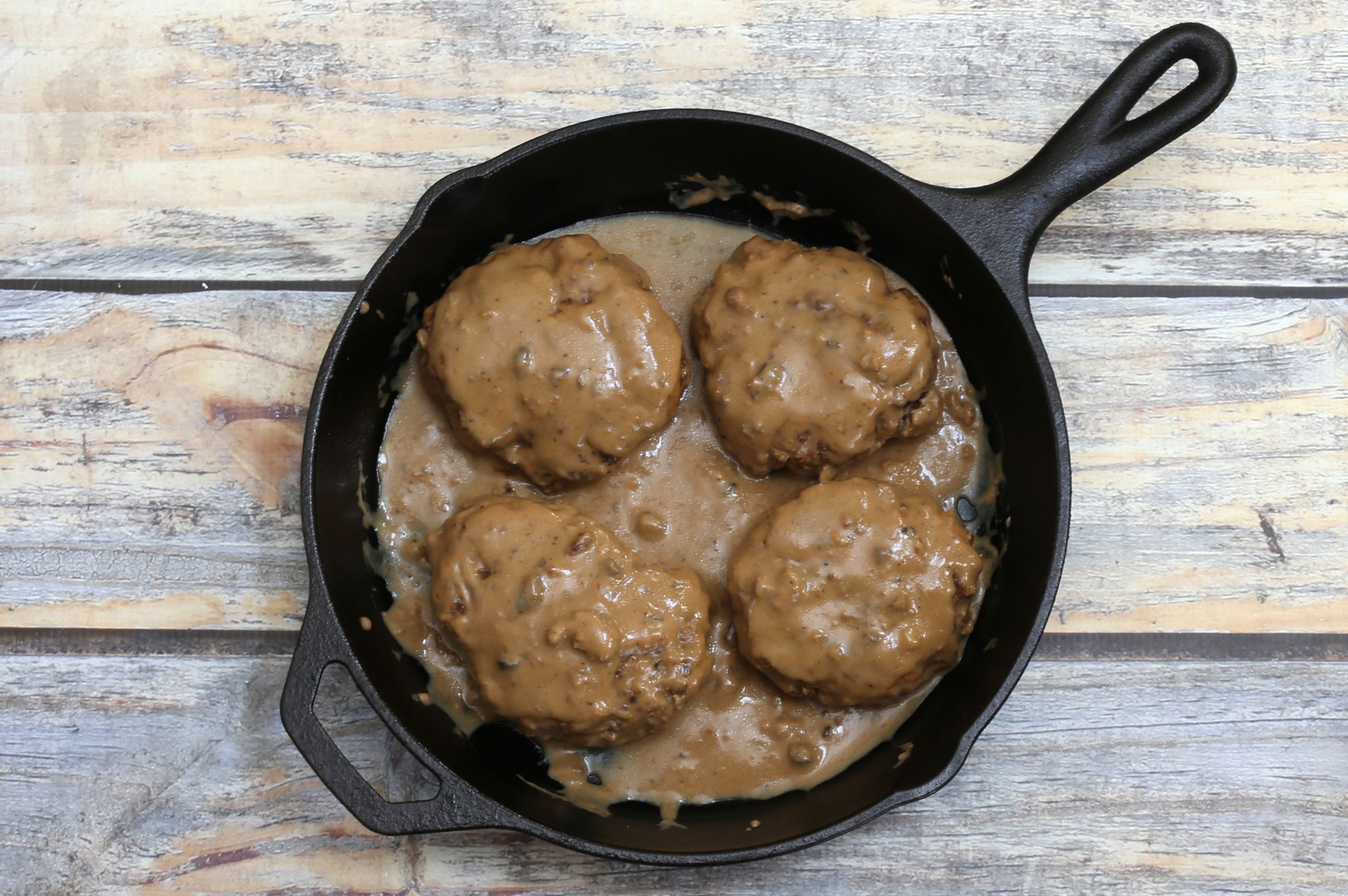 Hamburger Steaks and Gravy Recipe