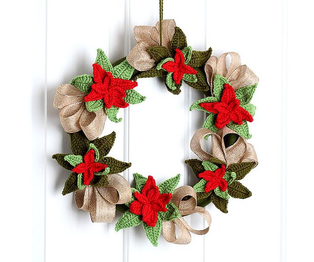 Download 10 FREE Poinsettia Crochet Patterns